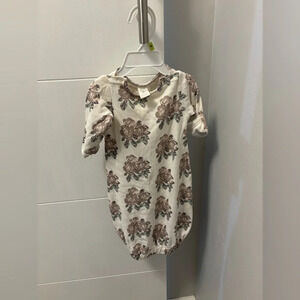 Kate Quinn 100% Organic Cotton Gown Retail $38 Price $26 0-3 M Rose